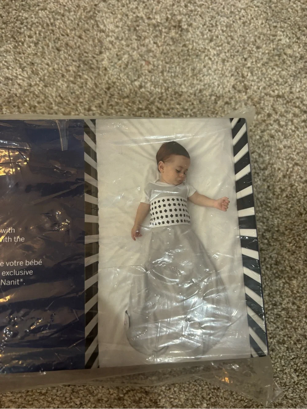 NEW!NANIT Breathing Wear Sleeping Bag La Turbulette 3-6 Months .5 TOG